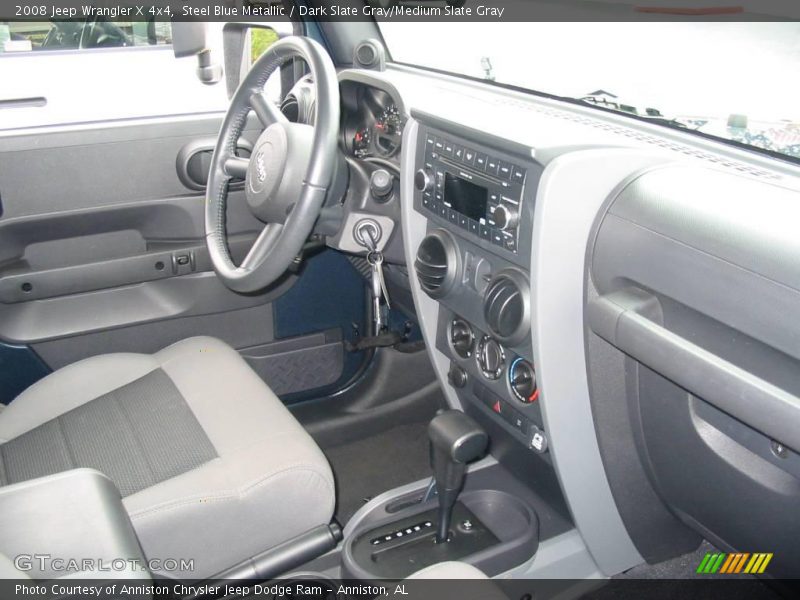 Steel Blue Metallic / Dark Slate Gray/Medium Slate Gray 2008 Jeep Wrangler X 4x4