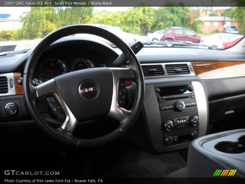 Sport Red Metallic / Ebony Black 2007 GMC Yukon SLE 4x4