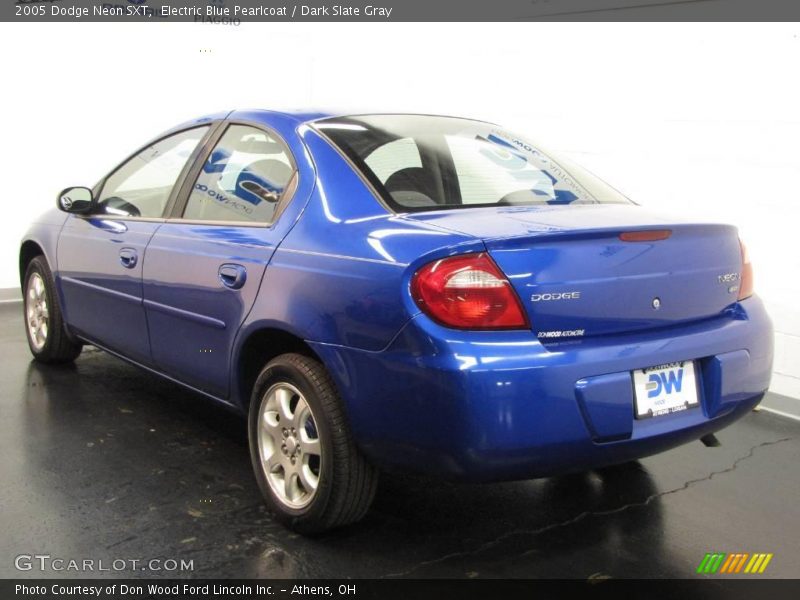 Electric Blue Pearlcoat / Dark Slate Gray 2005 Dodge Neon SXT
