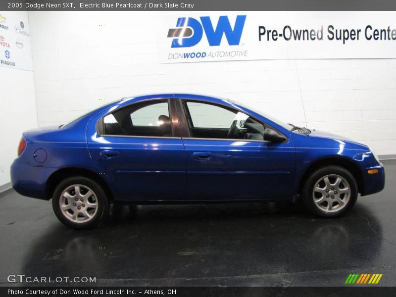 Electric Blue Pearlcoat / Dark Slate Gray 2005 Dodge Neon SXT