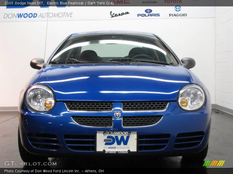 Electric Blue Pearlcoat / Dark Slate Gray 2005 Dodge Neon SXT