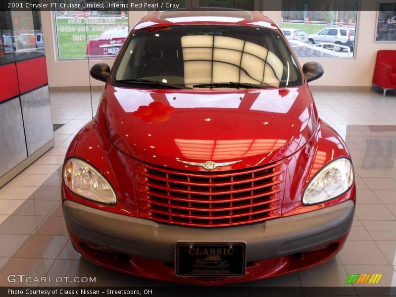 Inferno Red Pearl / Gray 2001 Chrysler PT Cruiser Limited