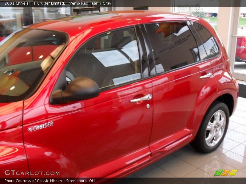 Inferno Red Pearl / Gray 2001 Chrysler PT Cruiser Limited
