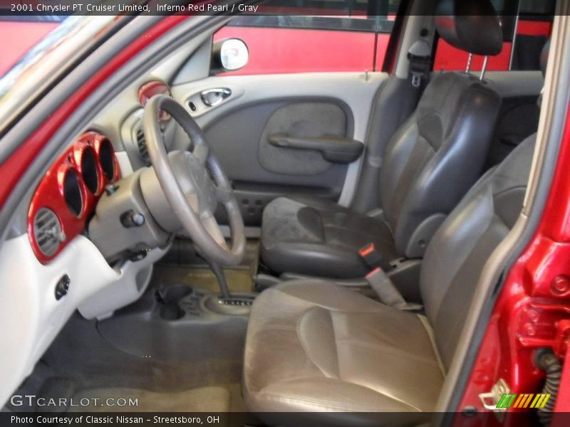 Inferno Red Pearl / Gray 2001 Chrysler PT Cruiser Limited