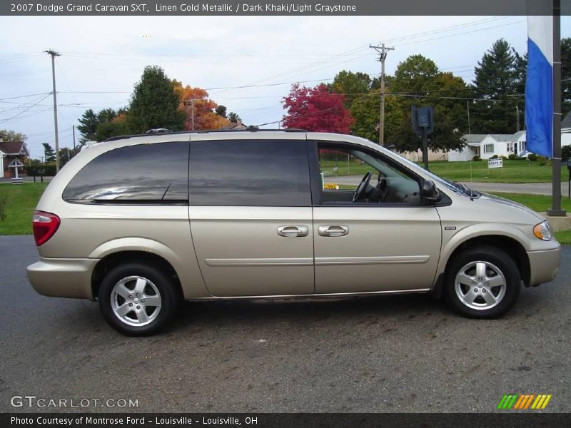 Linen Gold Metallic / Dark Khaki/Light Graystone 2007 Dodge Grand Caravan SXT