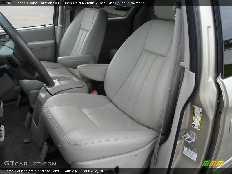 Linen Gold Metallic / Dark Khaki/Light Graystone 2007 Dodge Grand Caravan SXT