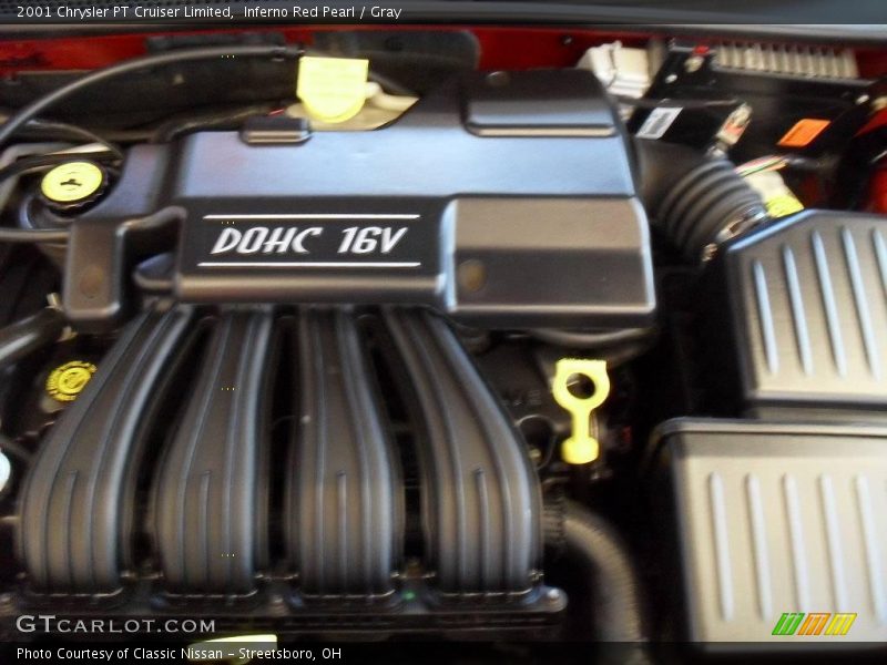 Inferno Red Pearl / Gray 2001 Chrysler PT Cruiser Limited