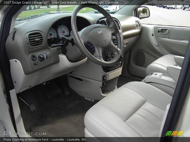 Linen Gold Metallic / Dark Khaki/Light Graystone 2007 Dodge Grand Caravan SXT