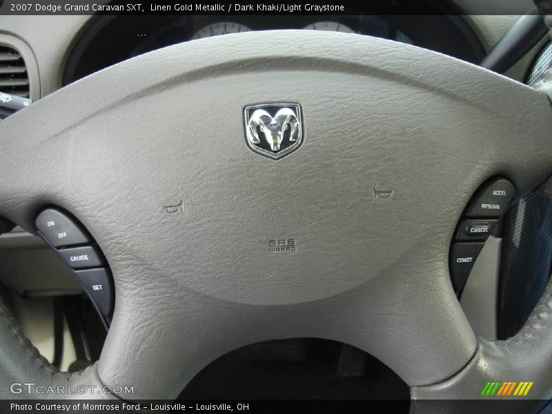 Linen Gold Metallic / Dark Khaki/Light Graystone 2007 Dodge Grand Caravan SXT