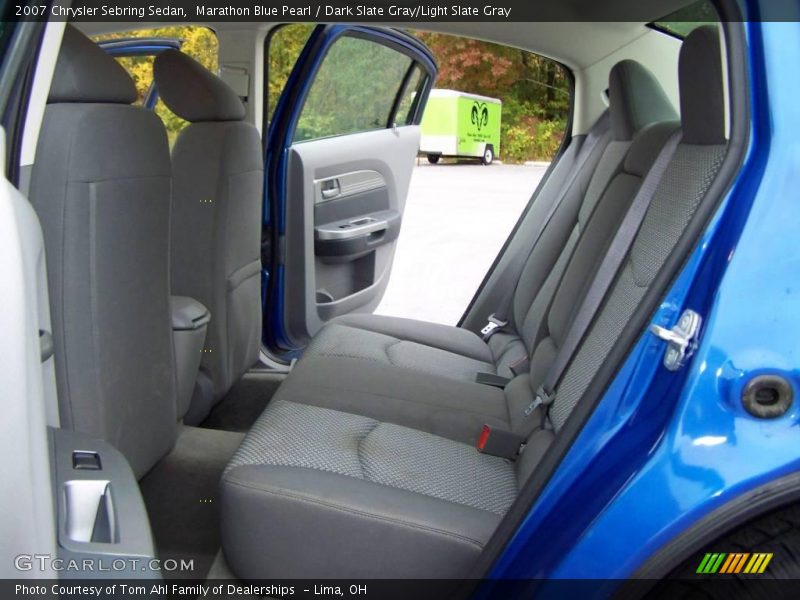 Marathon Blue Pearl / Dark Slate Gray/Light Slate Gray 2007 Chrysler Sebring Sedan
