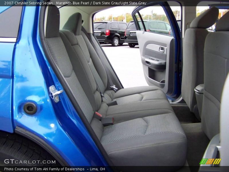 Marathon Blue Pearl / Dark Slate Gray/Light Slate Gray 2007 Chrysler Sebring Sedan