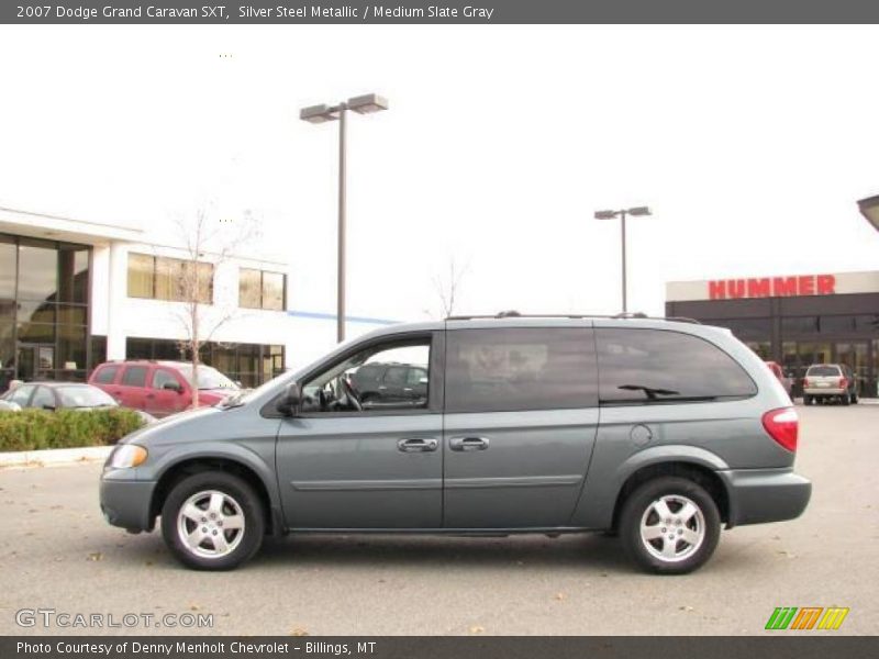 Silver Steel Metallic / Medium Slate Gray 2007 Dodge Grand Caravan SXT