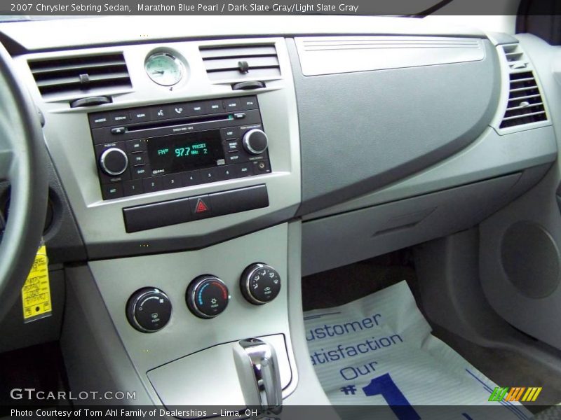 Marathon Blue Pearl / Dark Slate Gray/Light Slate Gray 2007 Chrysler Sebring Sedan