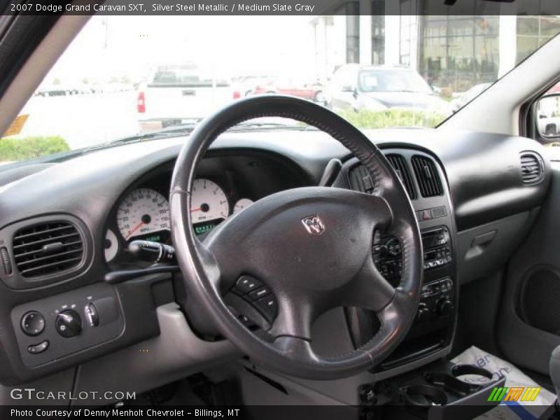 Silver Steel Metallic / Medium Slate Gray 2007 Dodge Grand Caravan SXT