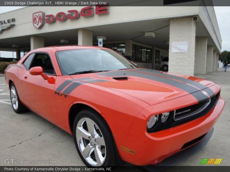 HEMI Orange / Dark Slate Gray 2009 Dodge Challenger R/T