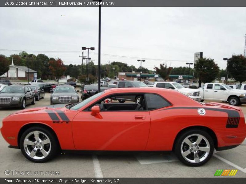 HEMI Orange / Dark Slate Gray 2009 Dodge Challenger R/T