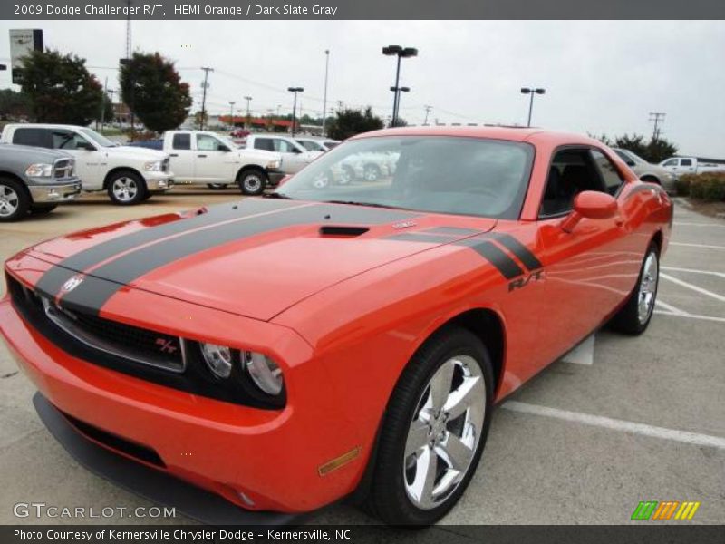 HEMI Orange / Dark Slate Gray 2009 Dodge Challenger R/T