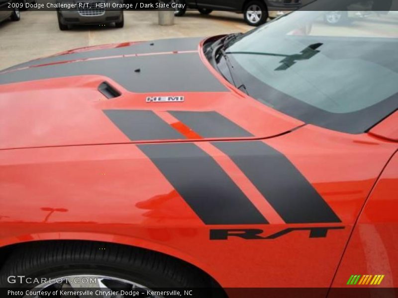 HEMI Orange / Dark Slate Gray 2009 Dodge Challenger R/T