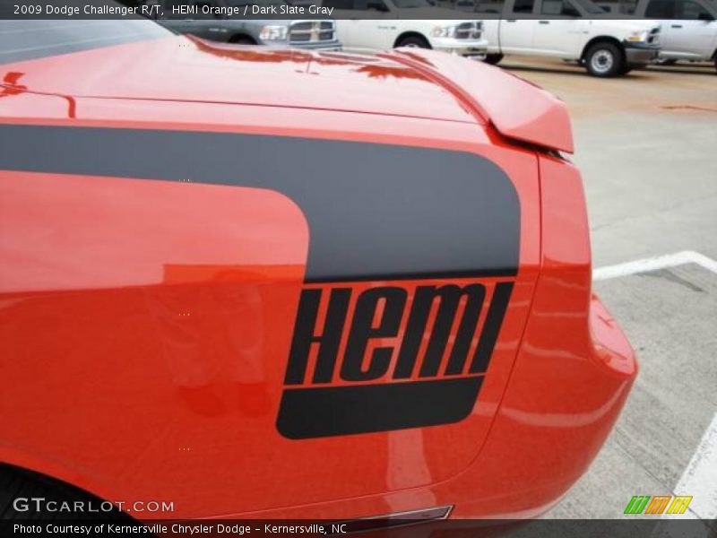 HEMI Orange / Dark Slate Gray 2009 Dodge Challenger R/T