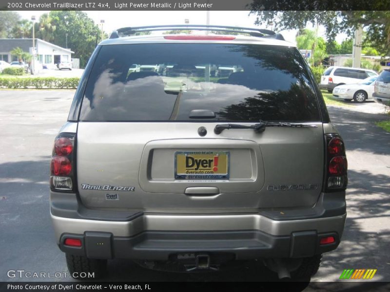 Light Pewter Metallic / Light Pewter 2002 Chevrolet TrailBlazer LTZ 4x4