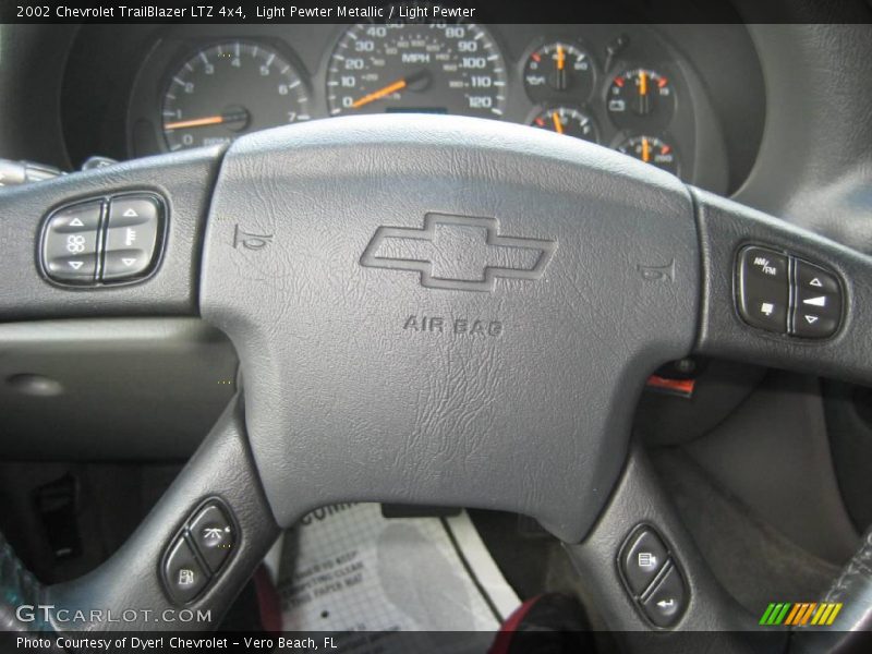 Light Pewter Metallic / Light Pewter 2002 Chevrolet TrailBlazer LTZ 4x4