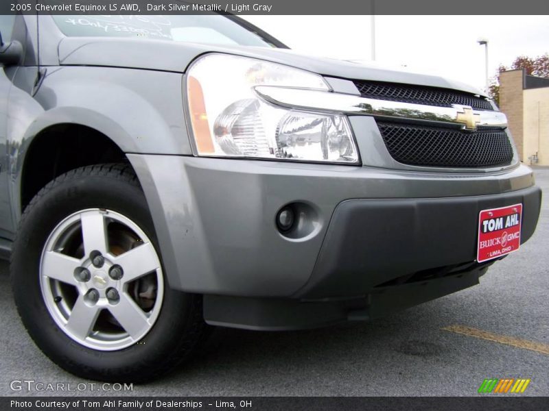 Dark Silver Metallic / Light Gray 2005 Chevrolet Equinox LS AWD