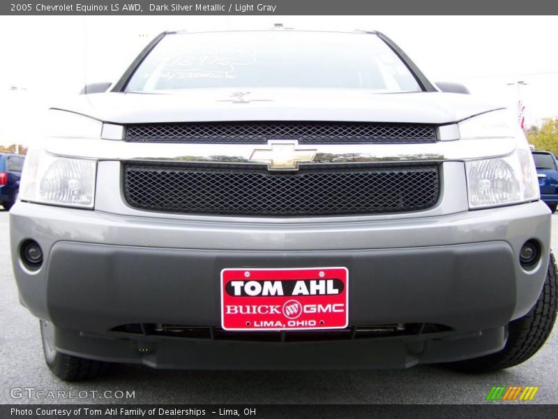 Dark Silver Metallic / Light Gray 2005 Chevrolet Equinox LS AWD