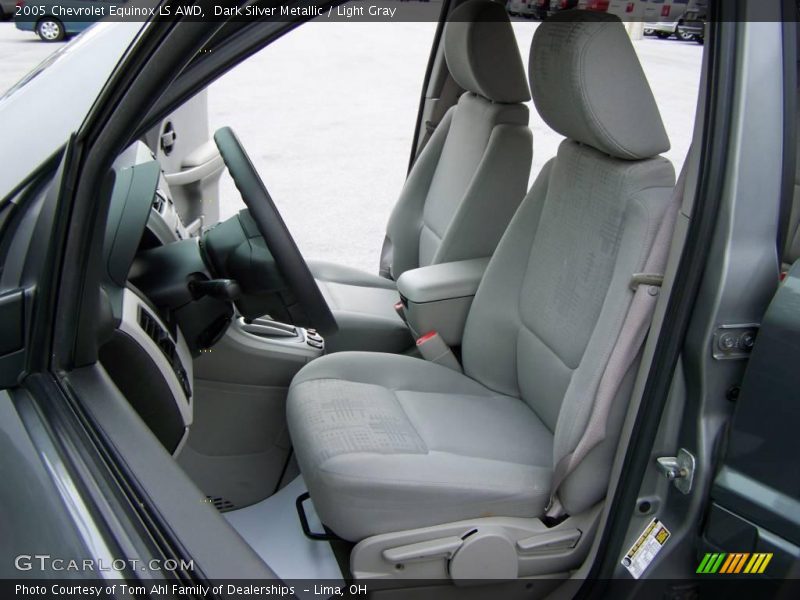 Dark Silver Metallic / Light Gray 2005 Chevrolet Equinox LS AWD