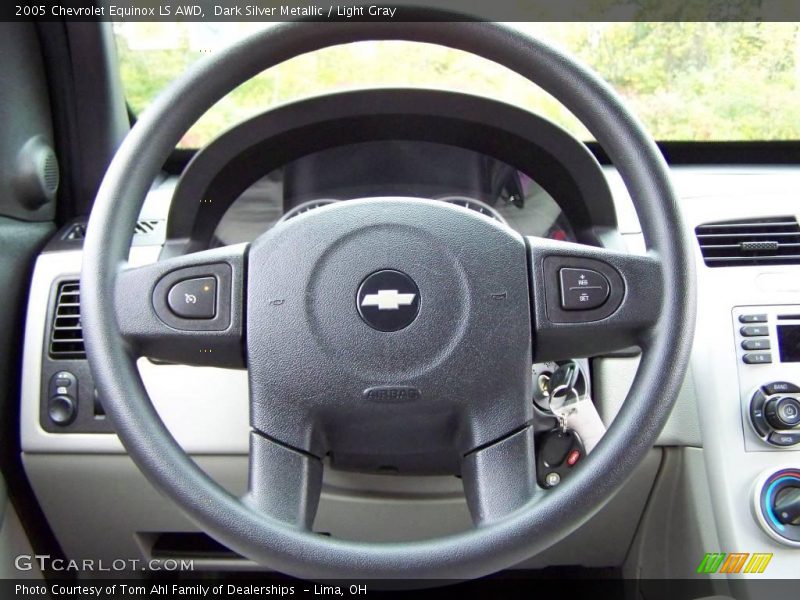 Dark Silver Metallic / Light Gray 2005 Chevrolet Equinox LS AWD