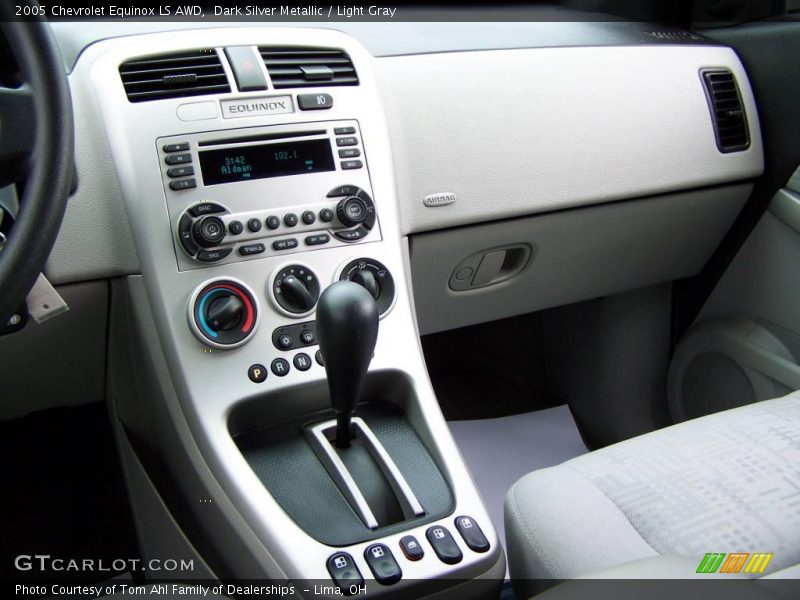 Dark Silver Metallic / Light Gray 2005 Chevrolet Equinox LS AWD