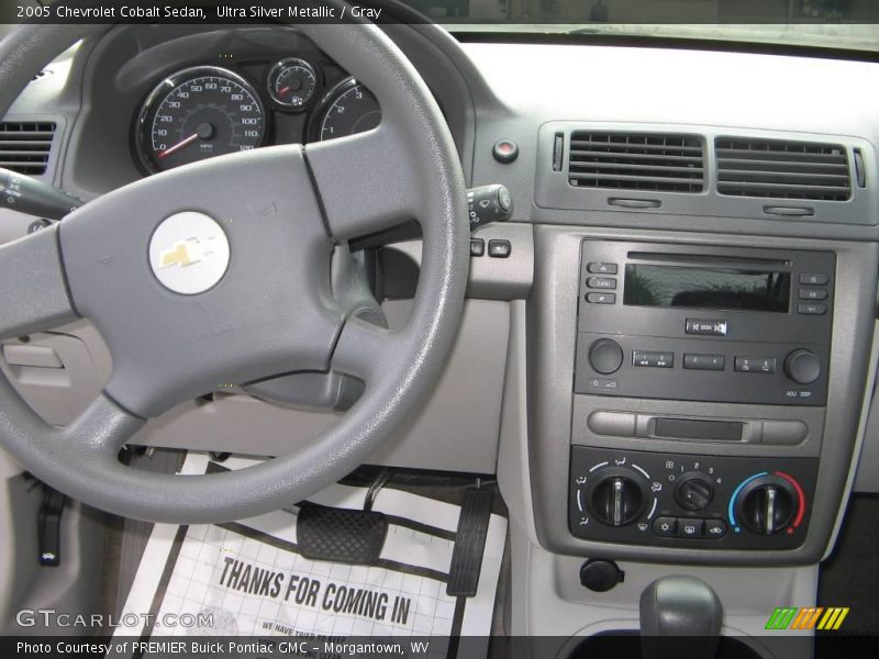 Ultra Silver Metallic / Gray 2005 Chevrolet Cobalt Sedan
