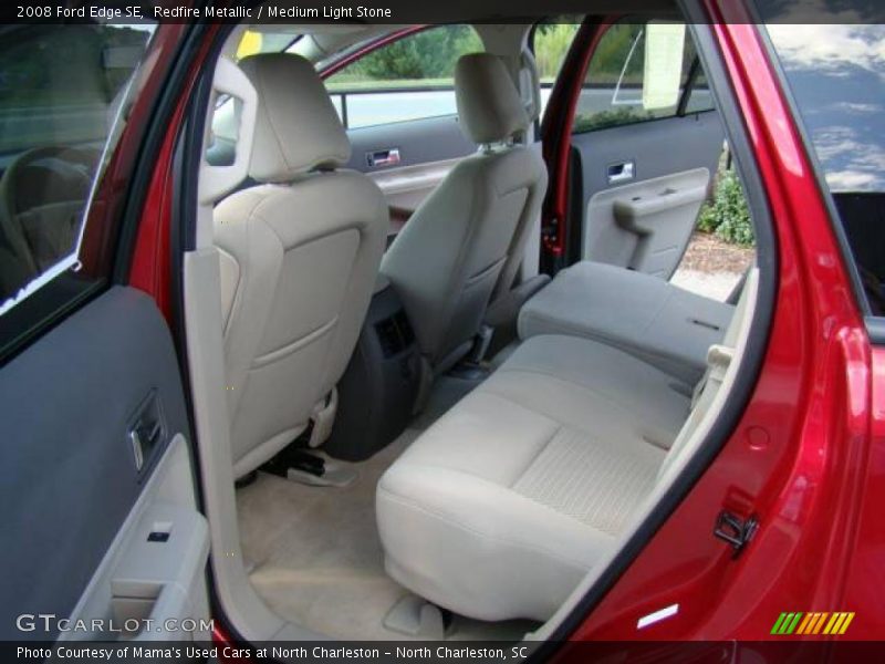 Redfire Metallic / Medium Light Stone 2008 Ford Edge SE