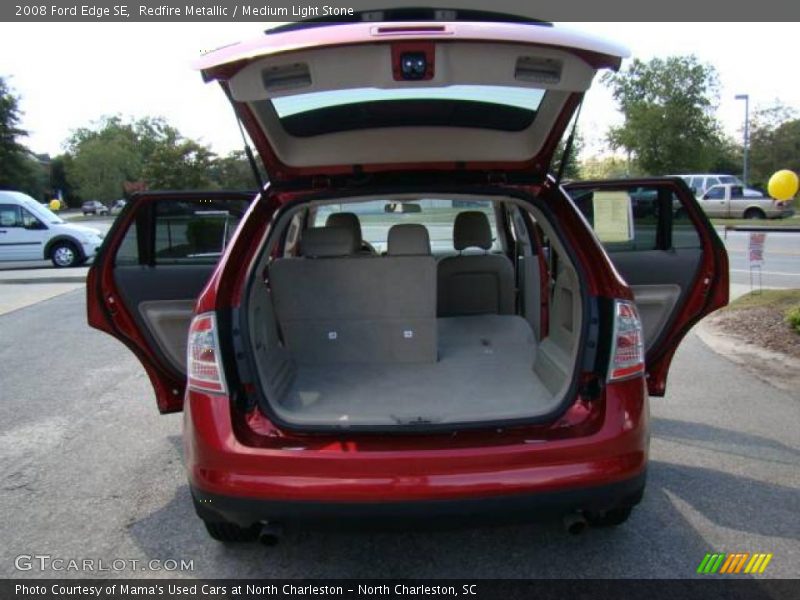 Redfire Metallic / Medium Light Stone 2008 Ford Edge SE