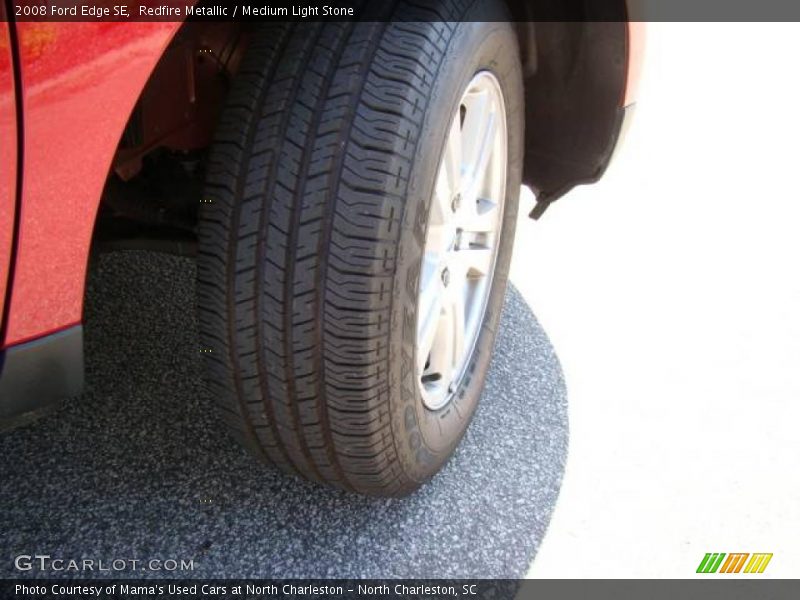 Redfire Metallic / Medium Light Stone 2008 Ford Edge SE