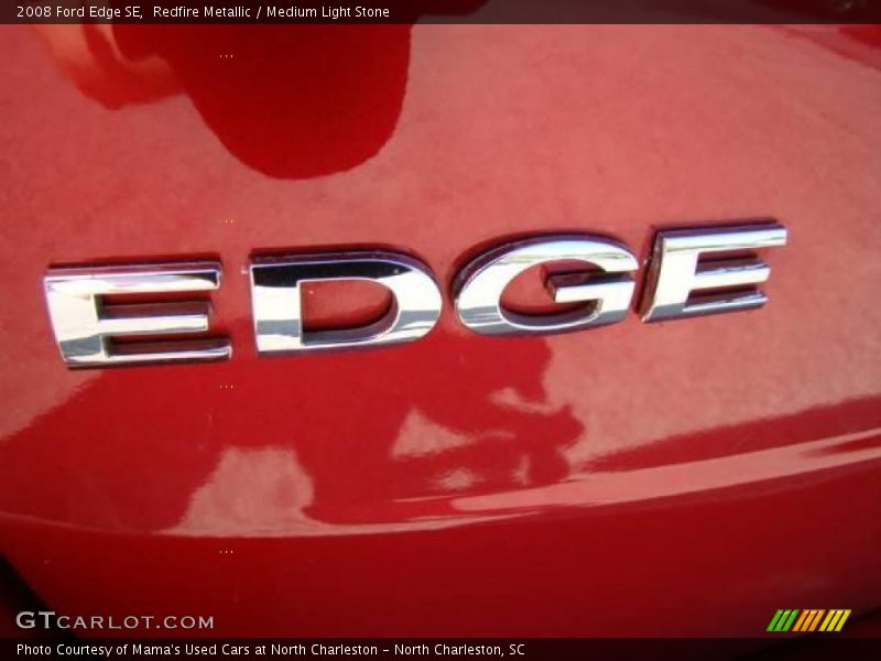 Redfire Metallic / Medium Light Stone 2008 Ford Edge SE