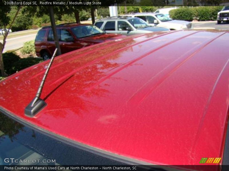 Redfire Metallic / Medium Light Stone 2008 Ford Edge SE