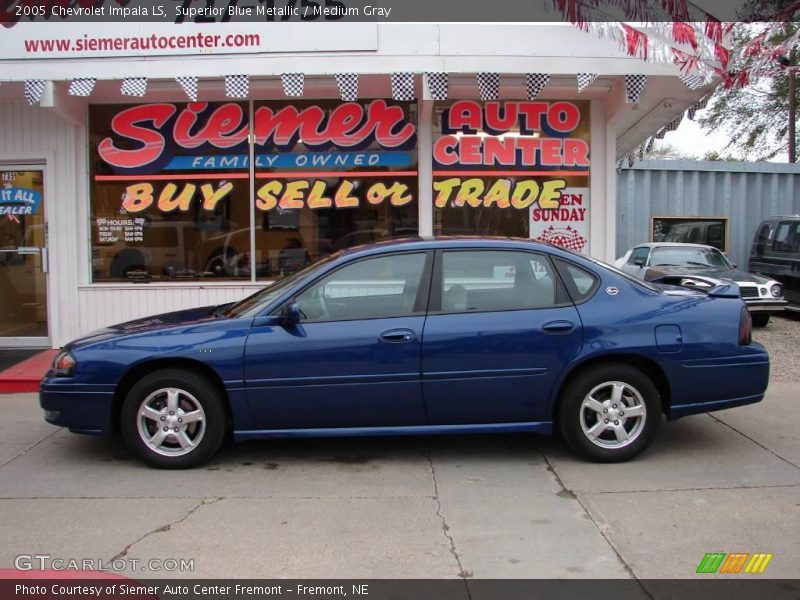 Superior Blue Metallic / Medium Gray 2005 Chevrolet Impala LS