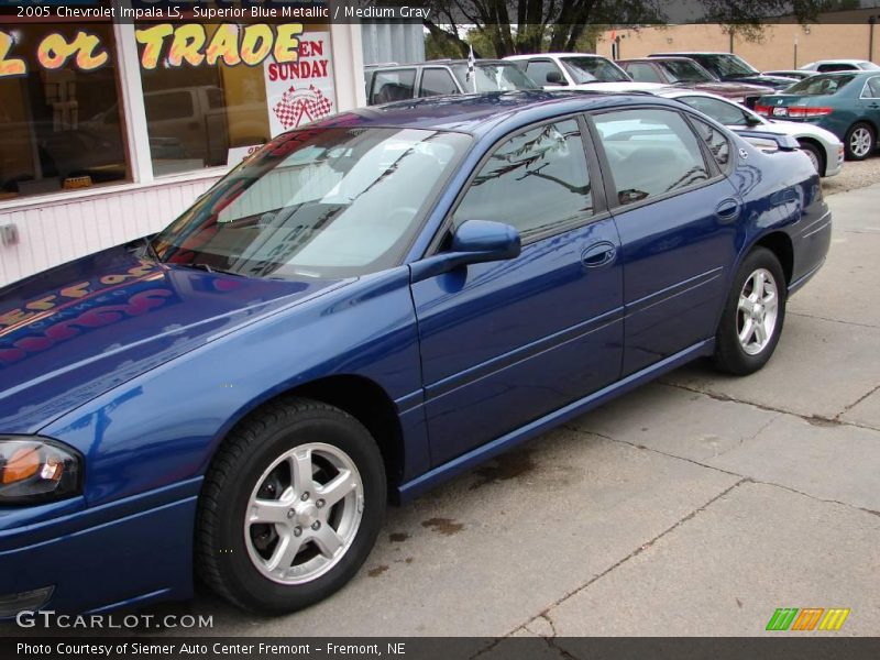 Superior Blue Metallic / Medium Gray 2005 Chevrolet Impala LS