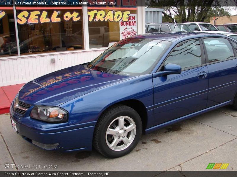 Superior Blue Metallic / Medium Gray 2005 Chevrolet Impala LS