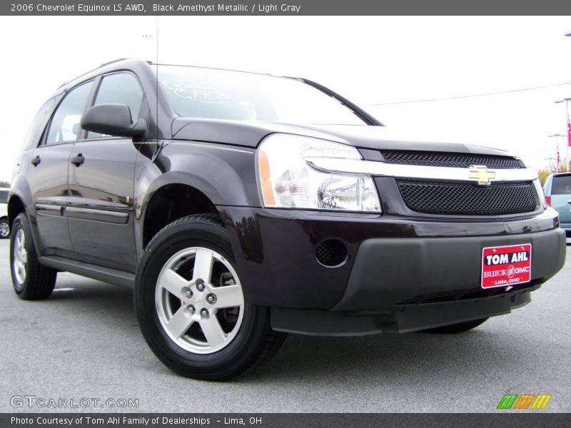 Black Amethyst Metallic / Light Gray 2006 Chevrolet Equinox LS AWD