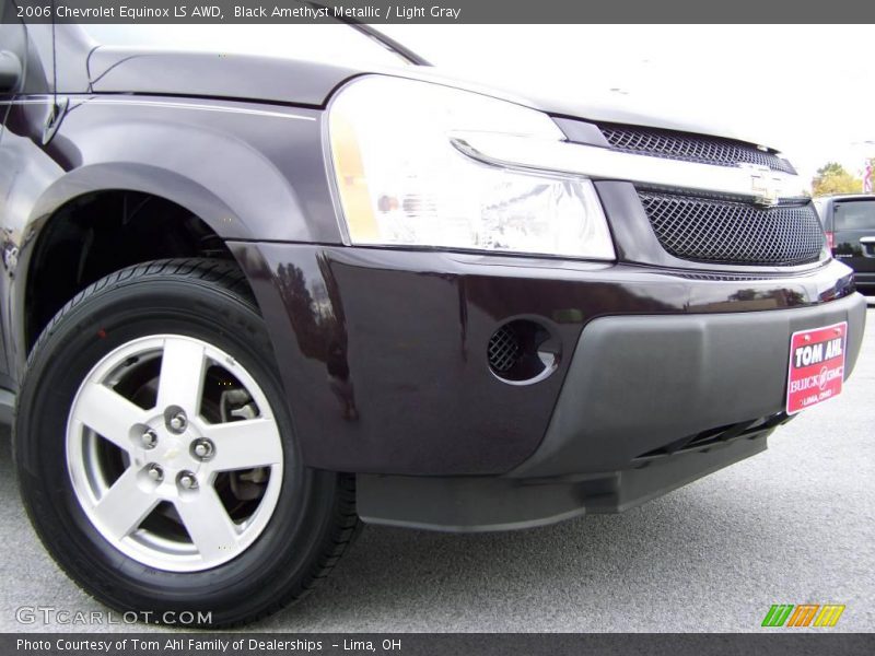 Black Amethyst Metallic / Light Gray 2006 Chevrolet Equinox LS AWD