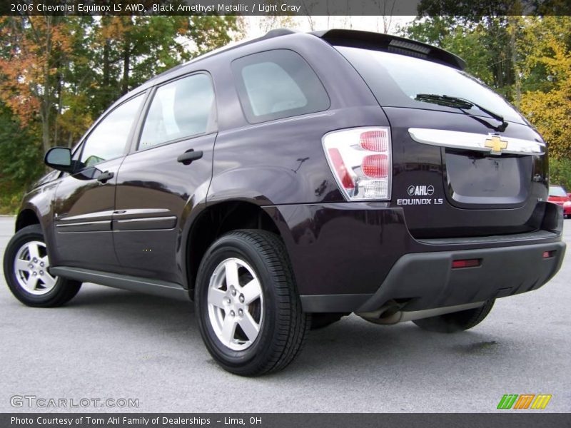 Black Amethyst Metallic / Light Gray 2006 Chevrolet Equinox LS AWD