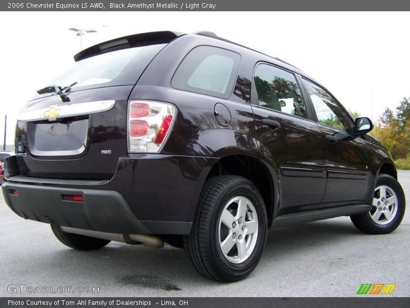 Black Amethyst Metallic / Light Gray 2006 Chevrolet Equinox LS AWD