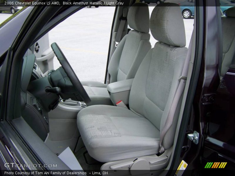 Black Amethyst Metallic / Light Gray 2006 Chevrolet Equinox LS AWD