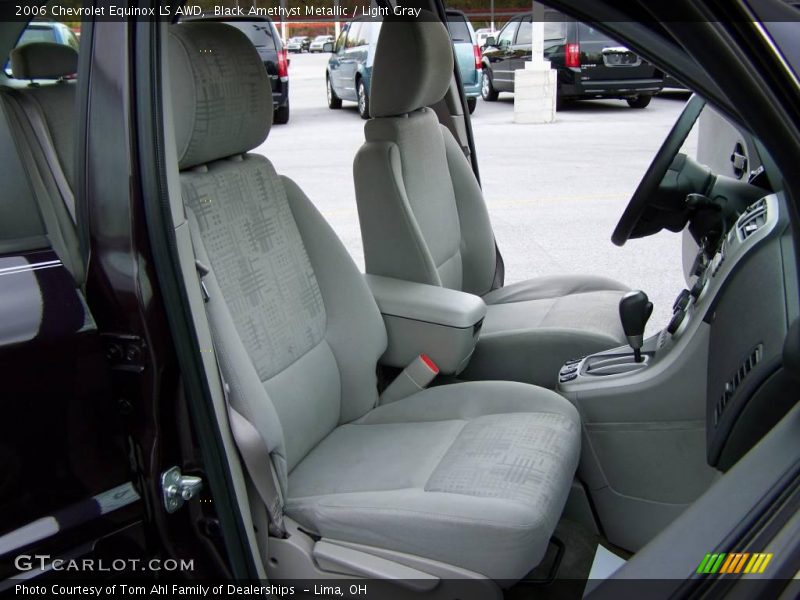Black Amethyst Metallic / Light Gray 2006 Chevrolet Equinox LS AWD