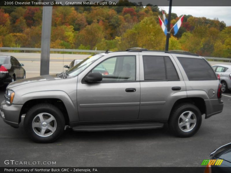 Graystone Metallic / Light Gray 2006 Chevrolet TrailBlazer LS 4x4
