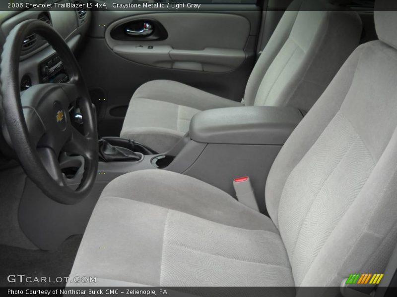 Graystone Metallic / Light Gray 2006 Chevrolet TrailBlazer LS 4x4