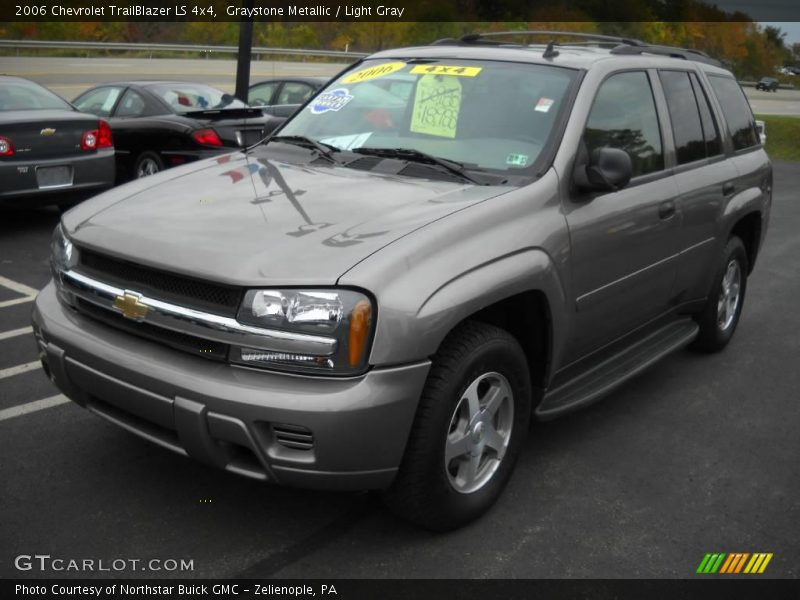 Graystone Metallic / Light Gray 2006 Chevrolet TrailBlazer LS 4x4
