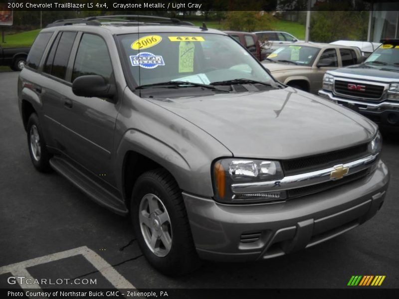 Graystone Metallic / Light Gray 2006 Chevrolet TrailBlazer LS 4x4
