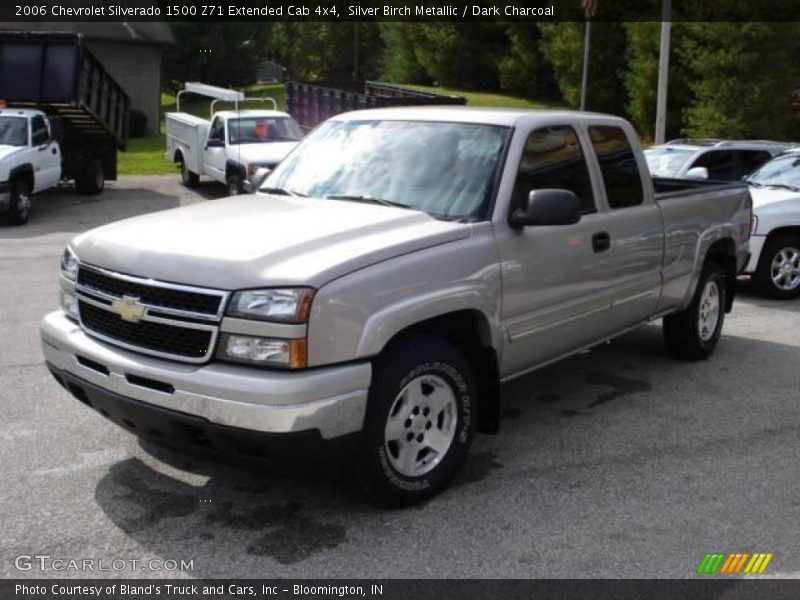 Silver Birch Metallic / Dark Charcoal 2006 Chevrolet Silverado 1500 Z71 Extended Cab 4x4